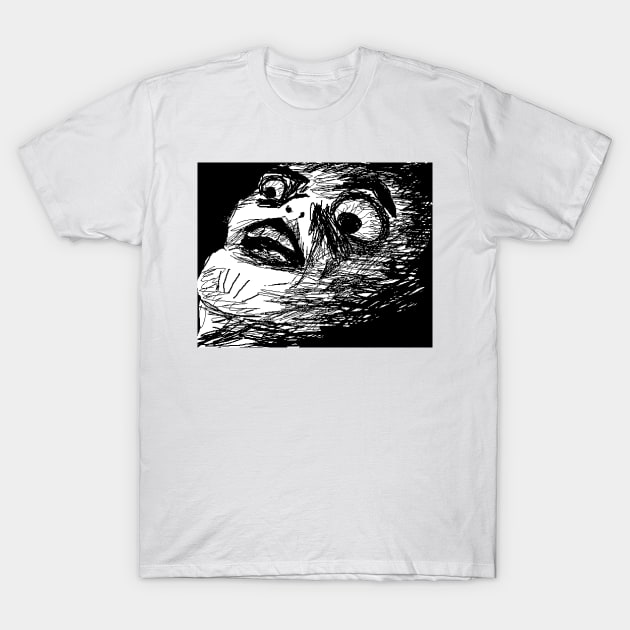 Oh Crap Face T-Shirt by FlashmanBiscuit